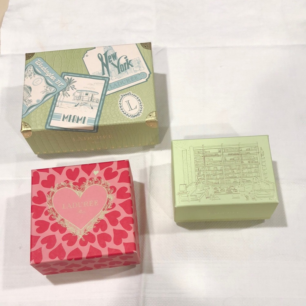 Laduree macaron EUC collectible boxes